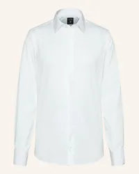 van Laack Hemd Slim Fit Langer Ärmel Smoking Kentkragen Weiss