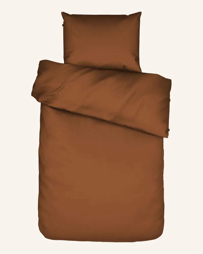Essenza Bettwäsche Minte braun Braun