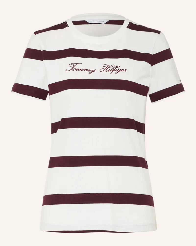 Tommy Hilfiger T-Shirt rot Ecru