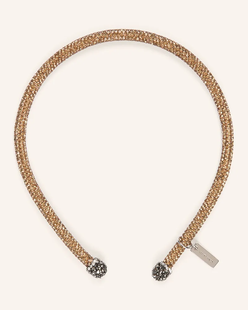 Etro Haarreif Mit Schmucksteinen beige Gold