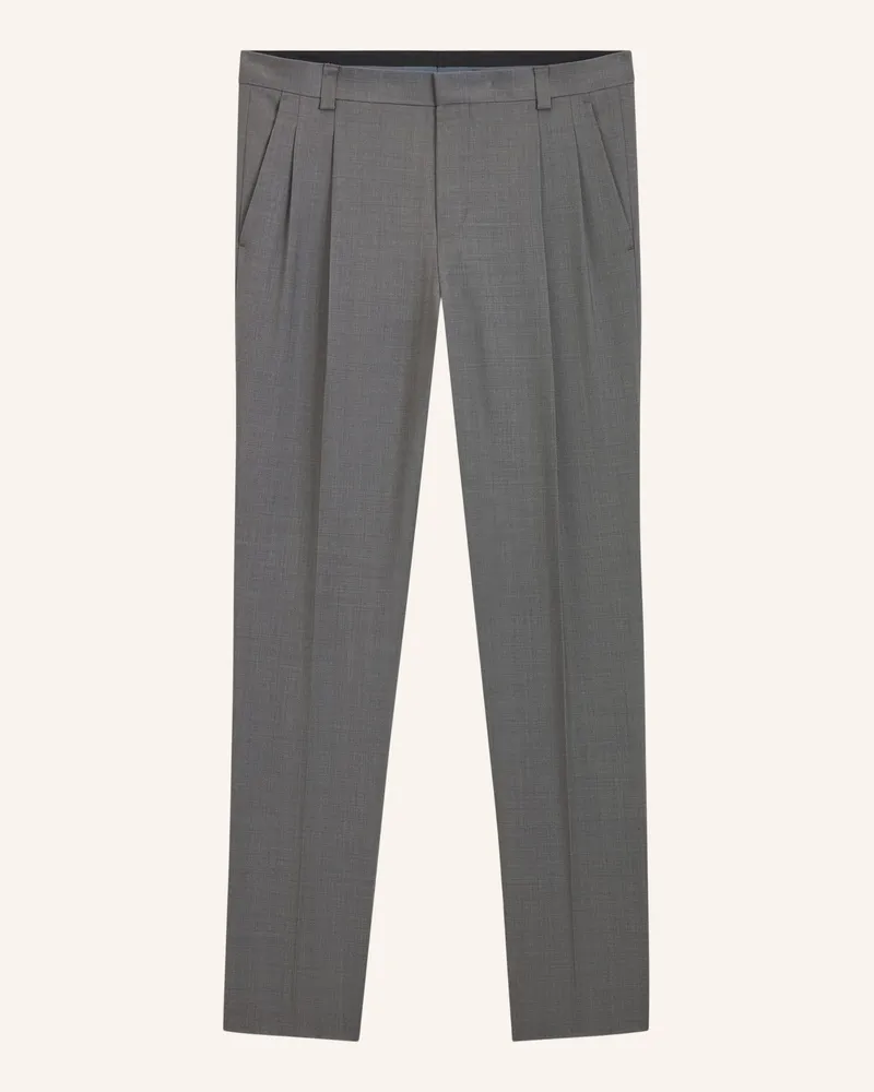 HUGO BOSS Business Hose Hesten261F1X Extra-Slim Fit grau Grau