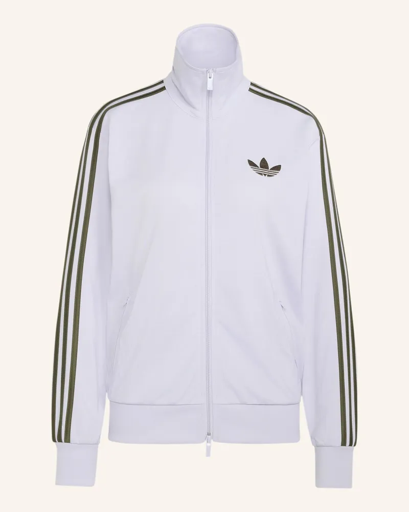 adidas Firebird Track Top Loose. lila Grün