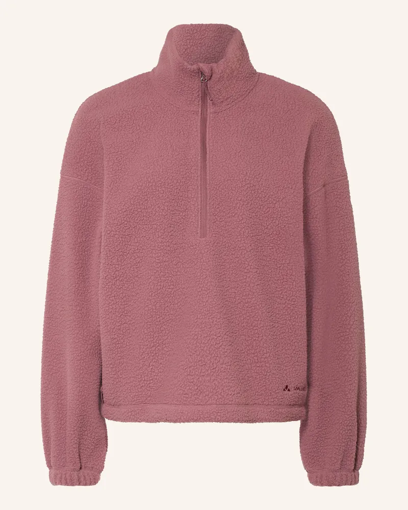 Vaude Fleece-Troyer Najun rot Altrosa