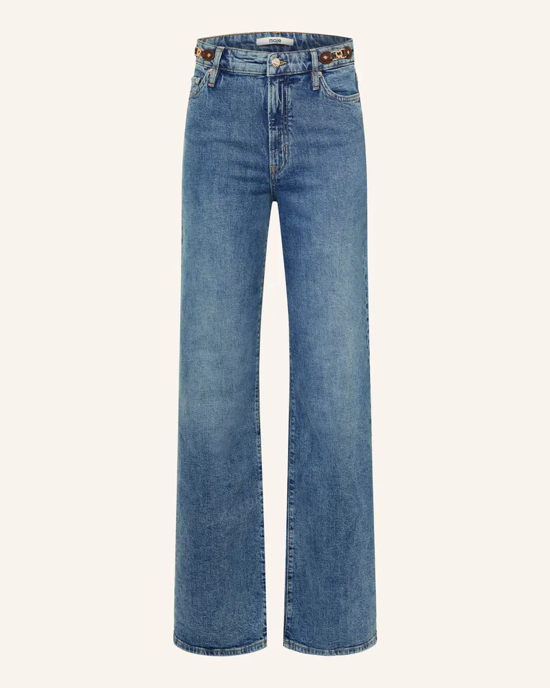 Maje Wide Leg Jeans blau 0201