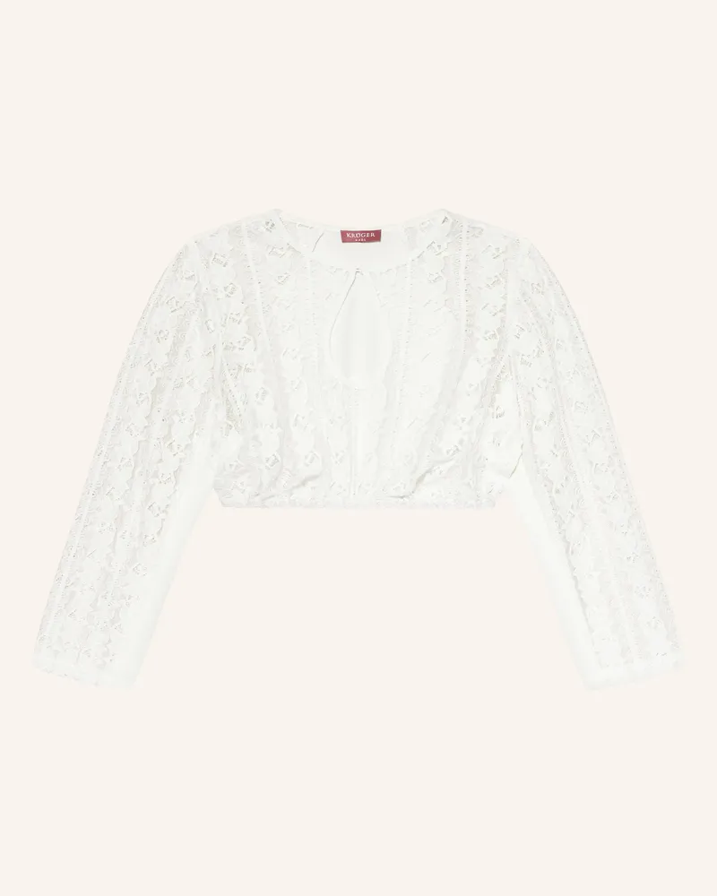 Krüger Dirndlbluse COLINE mit 3/4-Arm Ecru