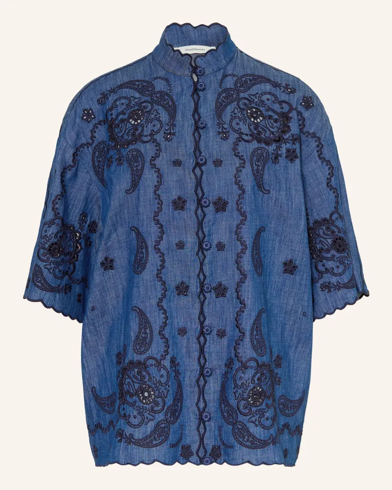 Zimmermann Jeansbluse Aster blau Blau