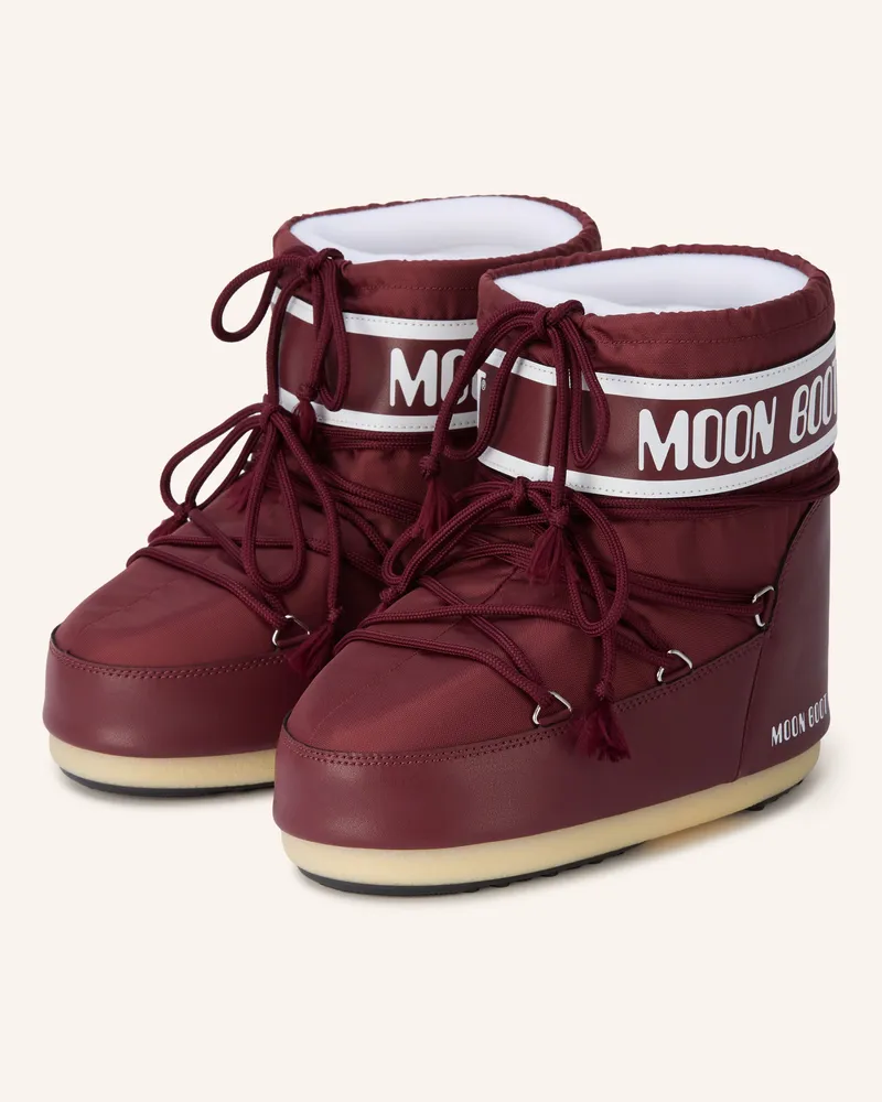 Moon Boot Moon Boots Icon Low rot Dunkelrot