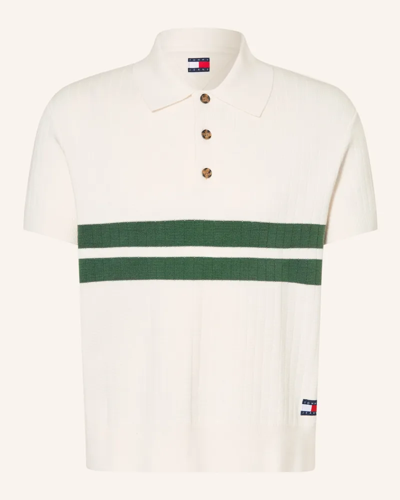 Tommy Hilfiger Strick-Poloshirt Creme