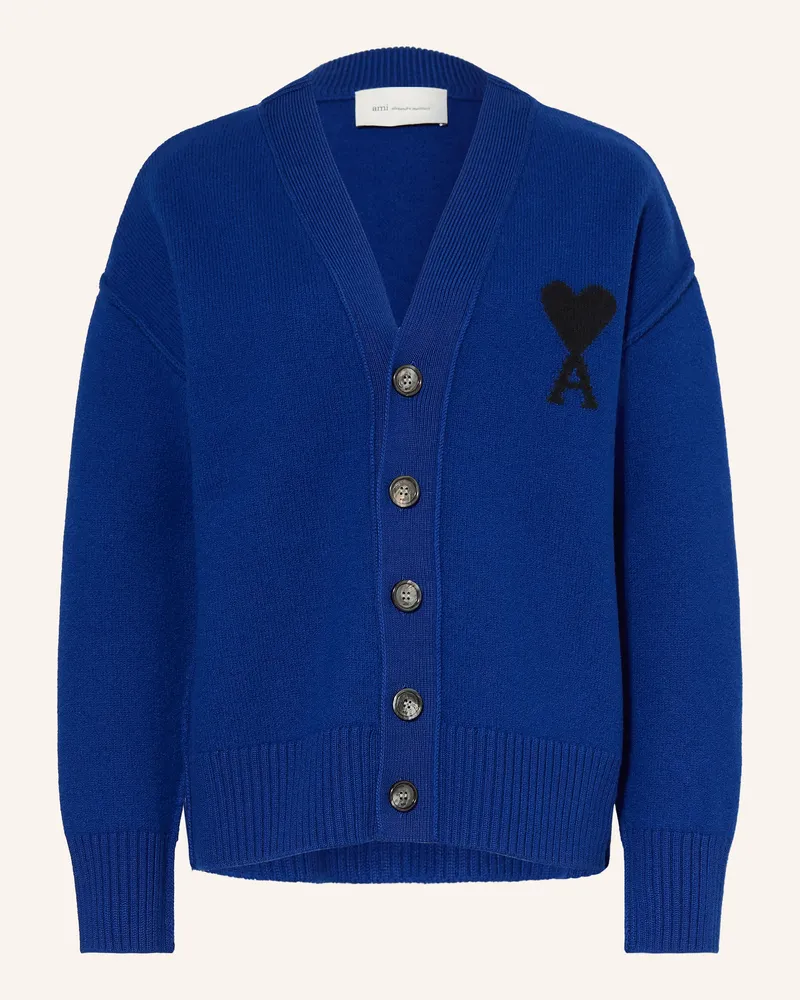 AMI Paris Strickjacke blau Blau