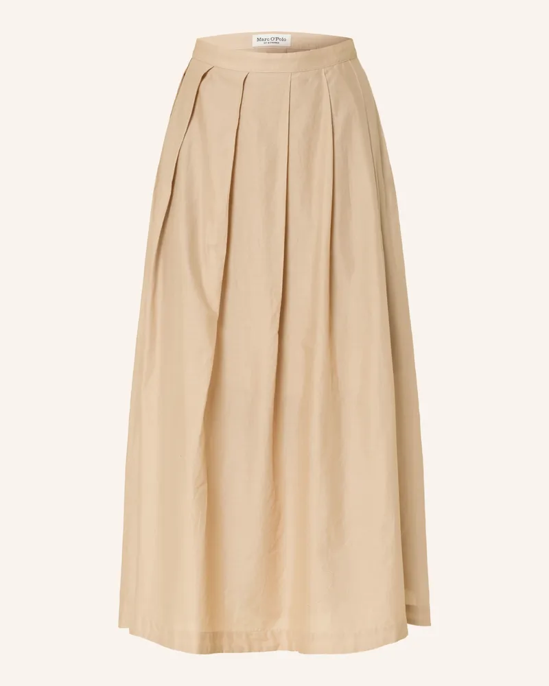 Marc O'Polo Faltenrock beige Beige