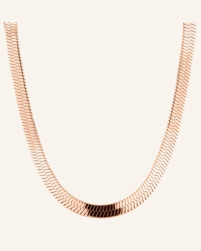 Liebeskind Halskette  Aus  Edelstahl rosegold Roségold