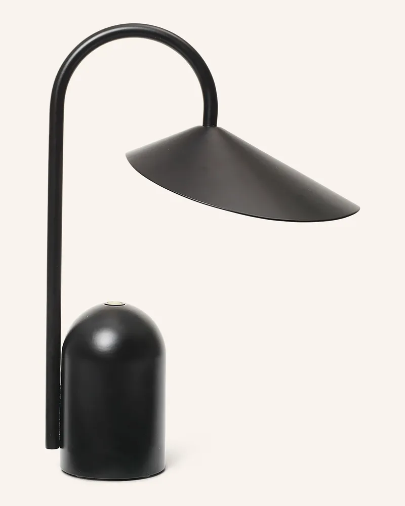 ferm LIVING Tischleuchte Arum schwarz Schwarz