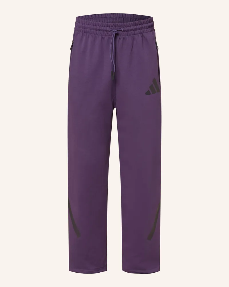 adidas Sweatpants Z.N.E. OPEN PANT Dunkellila