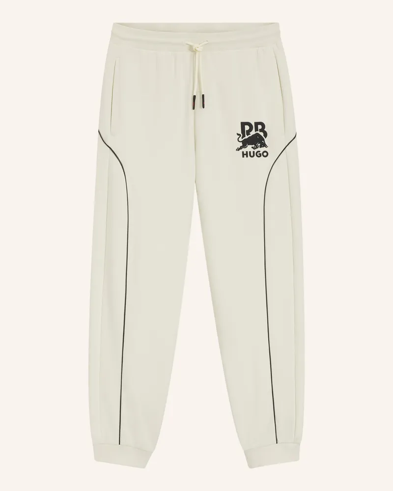 HUGO BOSS Casual Hose Dusson_Rb Relaxed Fit beige Weiss