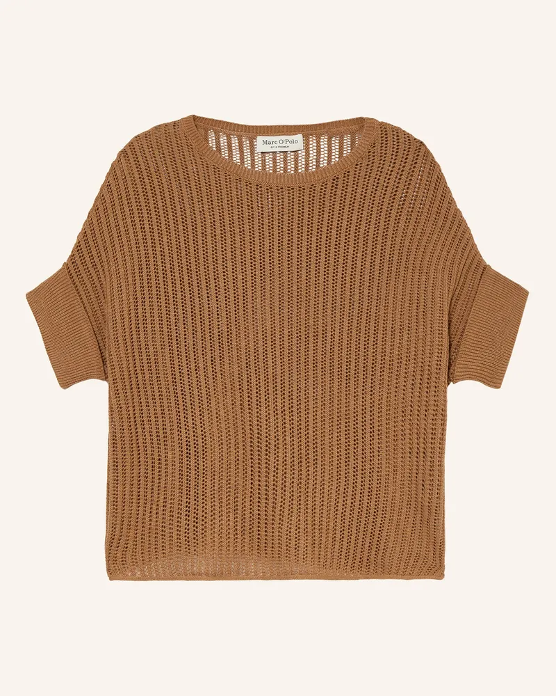 Marc O'Polo Strickshirt braun Camel