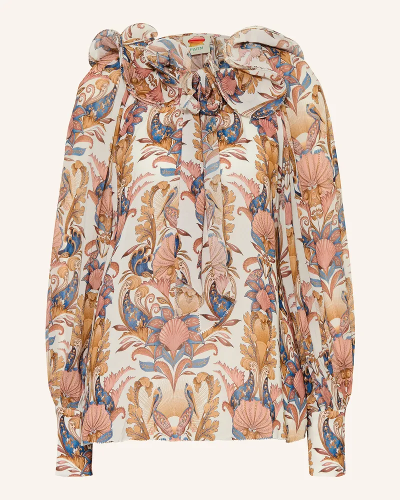 FARM Rio Schluppenbluse SEA GARDEN Creme