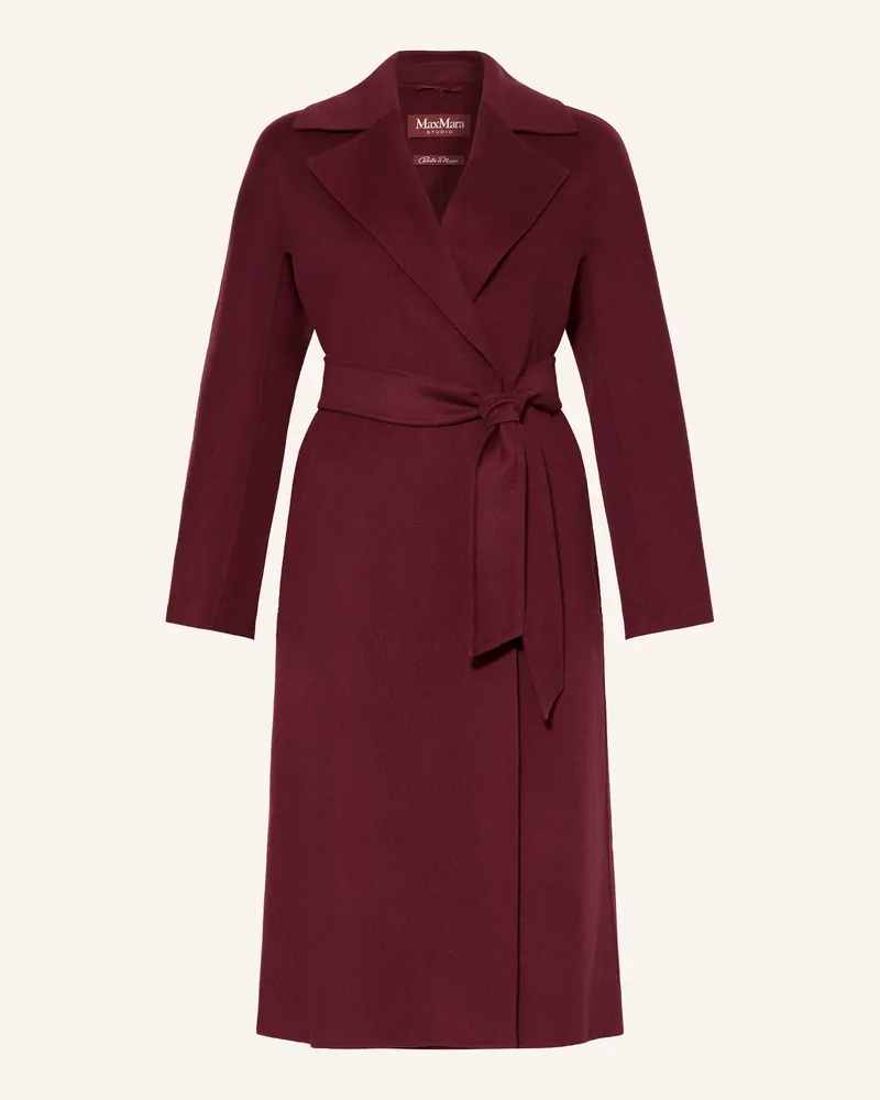 Max Mara Wollmantel Cles rot Dunkelrot