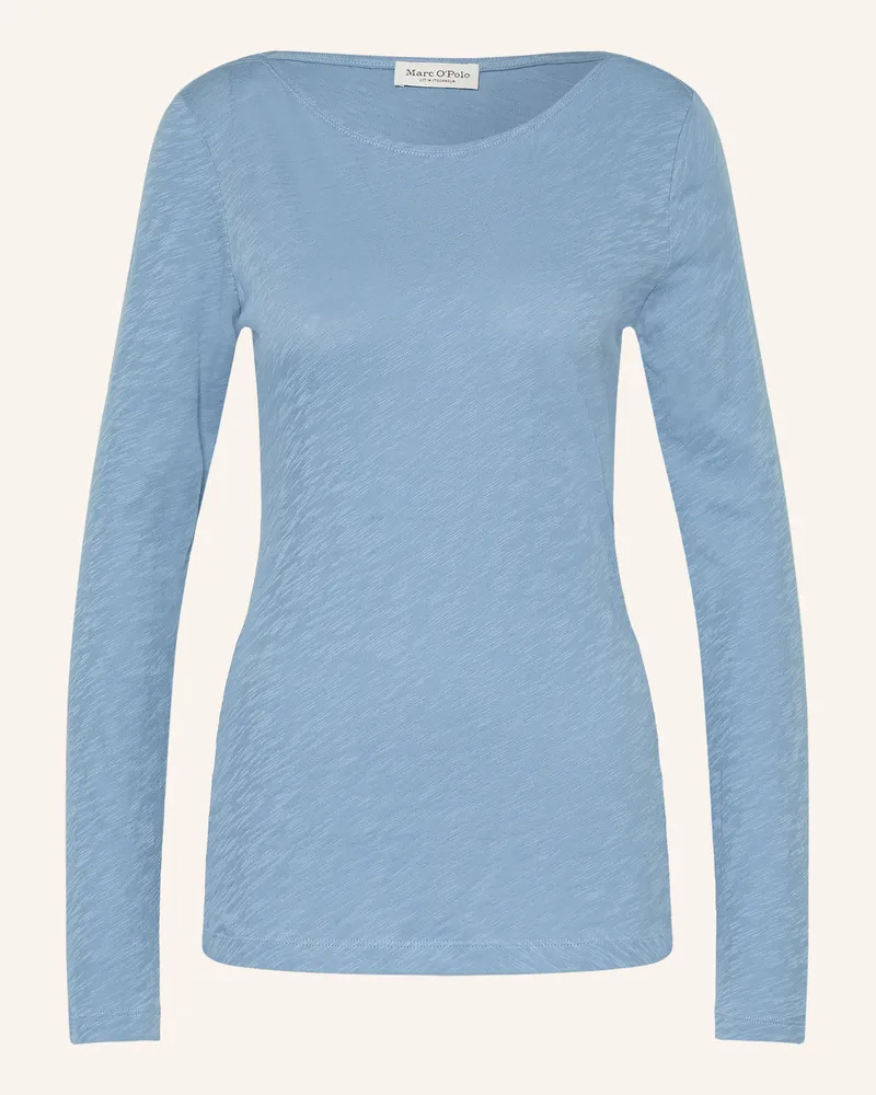 Marc O'Polo Longsleeve blau Hellblau
