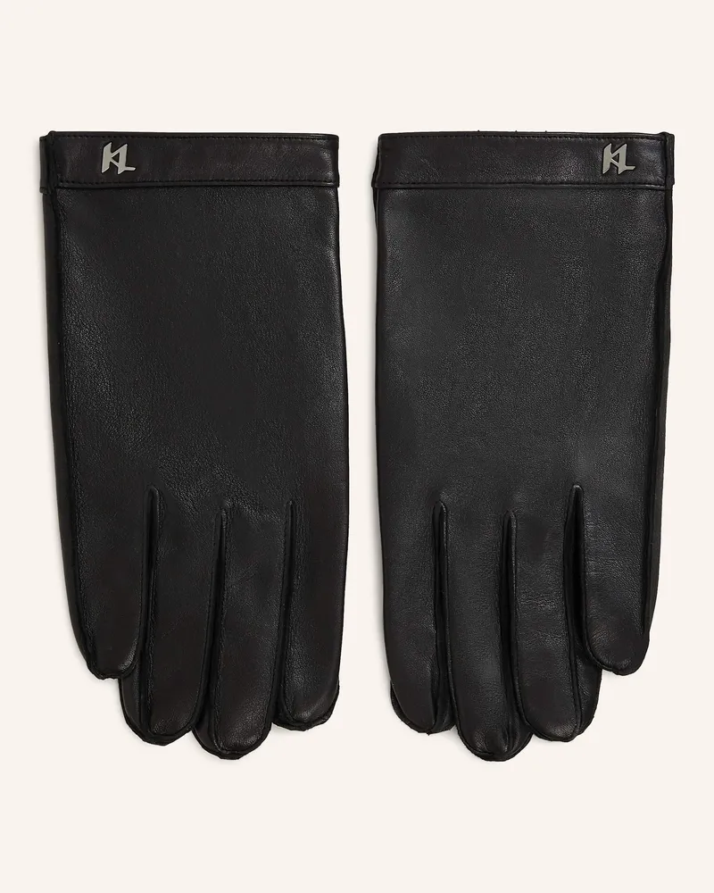 Karl Lagerfeld Handschuhe schwarz Schwarz