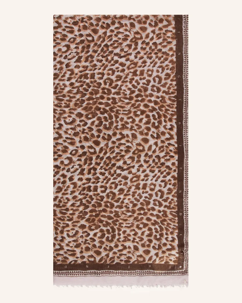 Friendly Hunting Cashmere-Schal rosa Braun