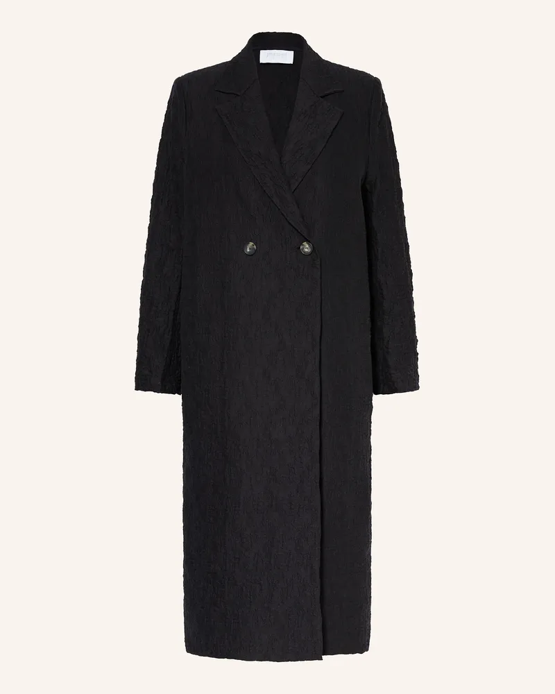 Harris Wharf London Mantel schwarz Schwarz