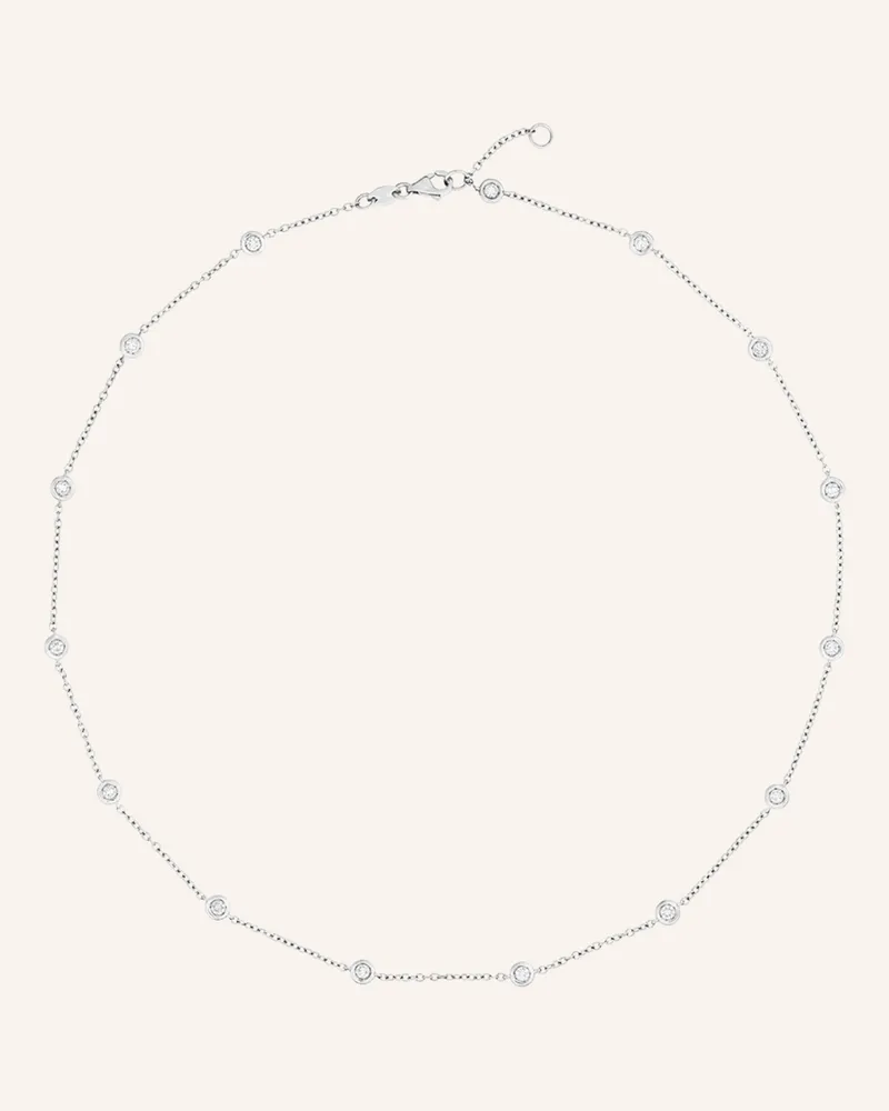 Wempe Fine Jewelry Collier Minimalism silber Weissgold