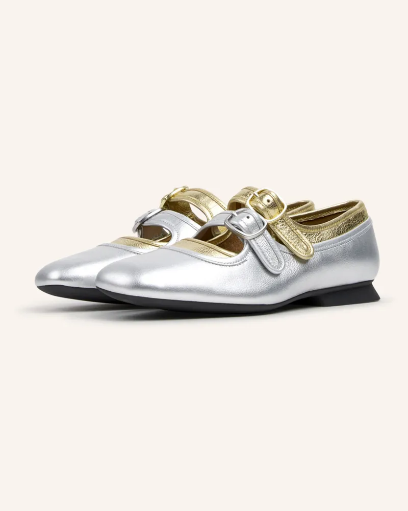Camper Ballerinas Casi Myra silber Silber