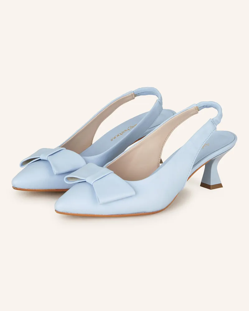 Darling Harbour Slingpumps Hellblau
