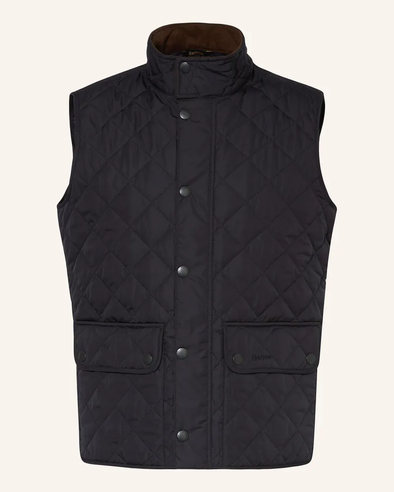 Barbour Steppweste blau Dunkelblau