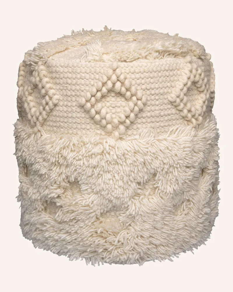Kayoom Sitzkissen Pouf BOHIST NATURAL 35cm X 35cm Boho Nude