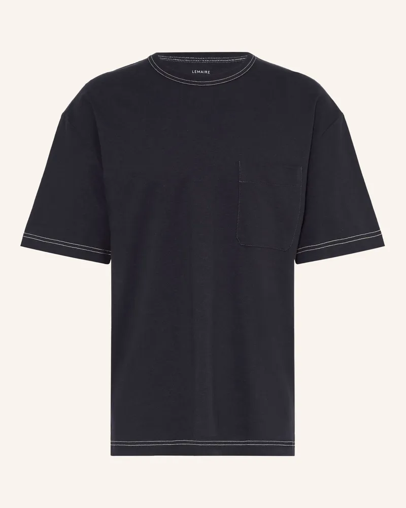 Christophe Lemaire T-Shirt Mit Leinen schwarz Schwarz