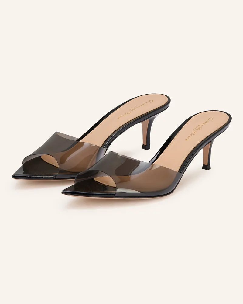 Gianvito Rossi Mules ELLE 55 Schwarz