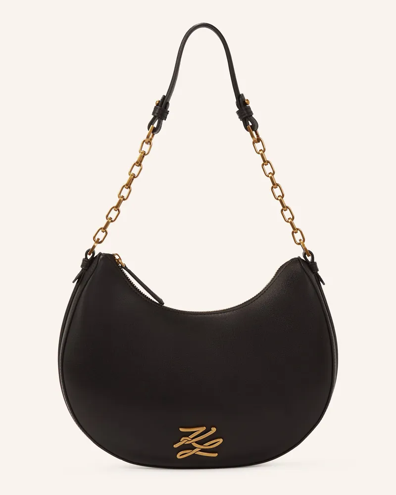 Karl Lagerfeld K/Autograph Hobo-Bag Schwarz