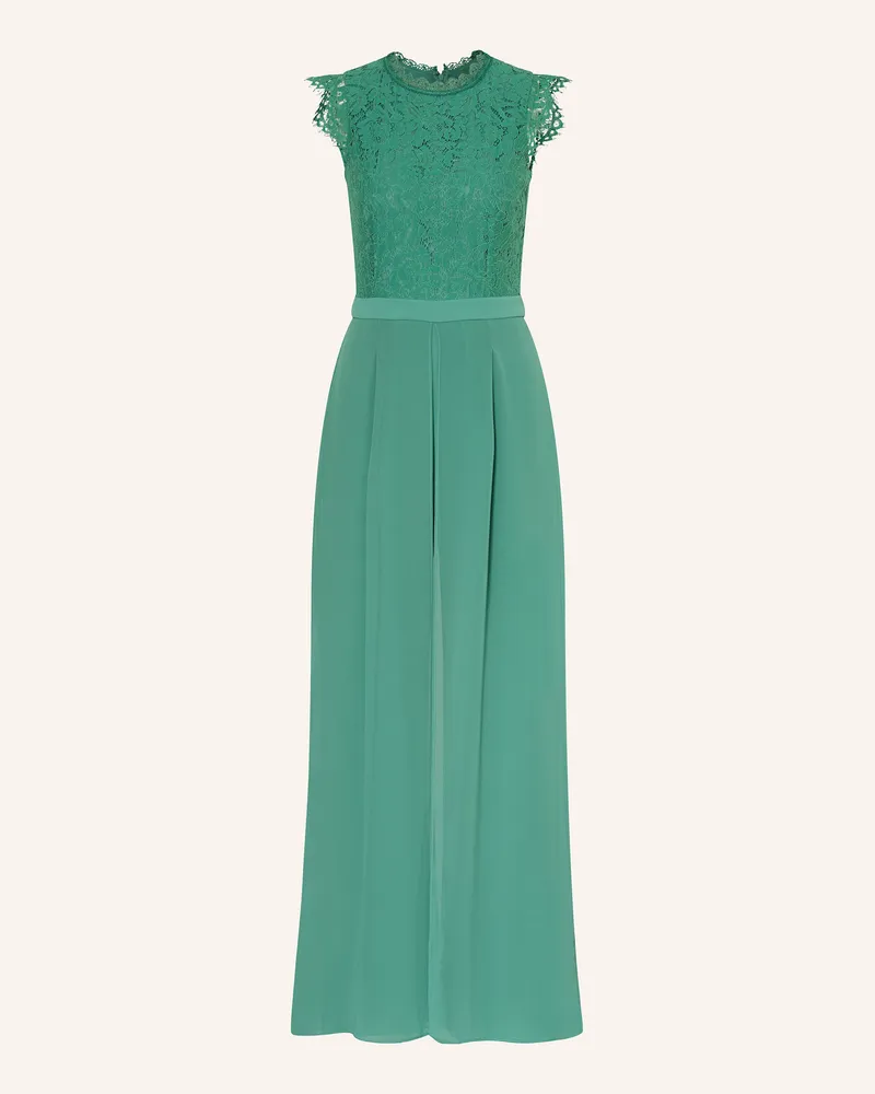 Apart Jumpsuit mit Spitze Neontürkis