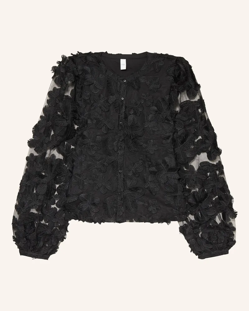 Y.A.S Bluse schwarz Schwarz