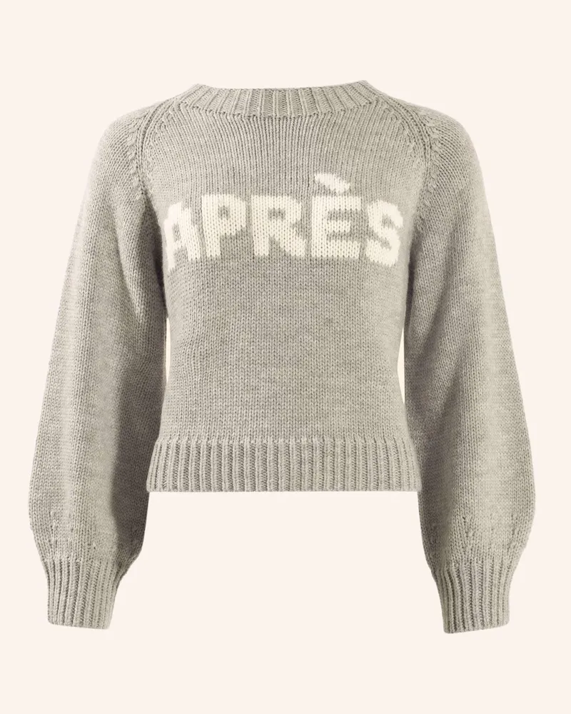 ADLYSH Pullover PULLOVER RUNDHALS MIT APRÉS DETAIL Grün