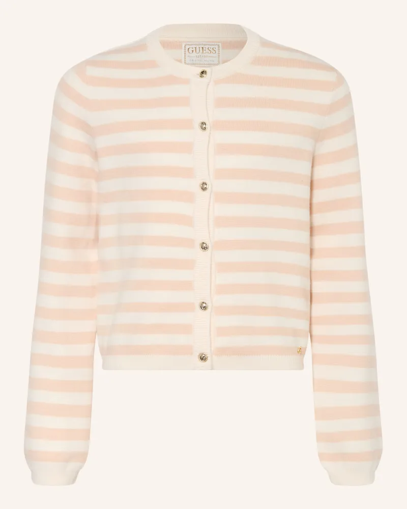 Guess Strickjacke weiss Ecru