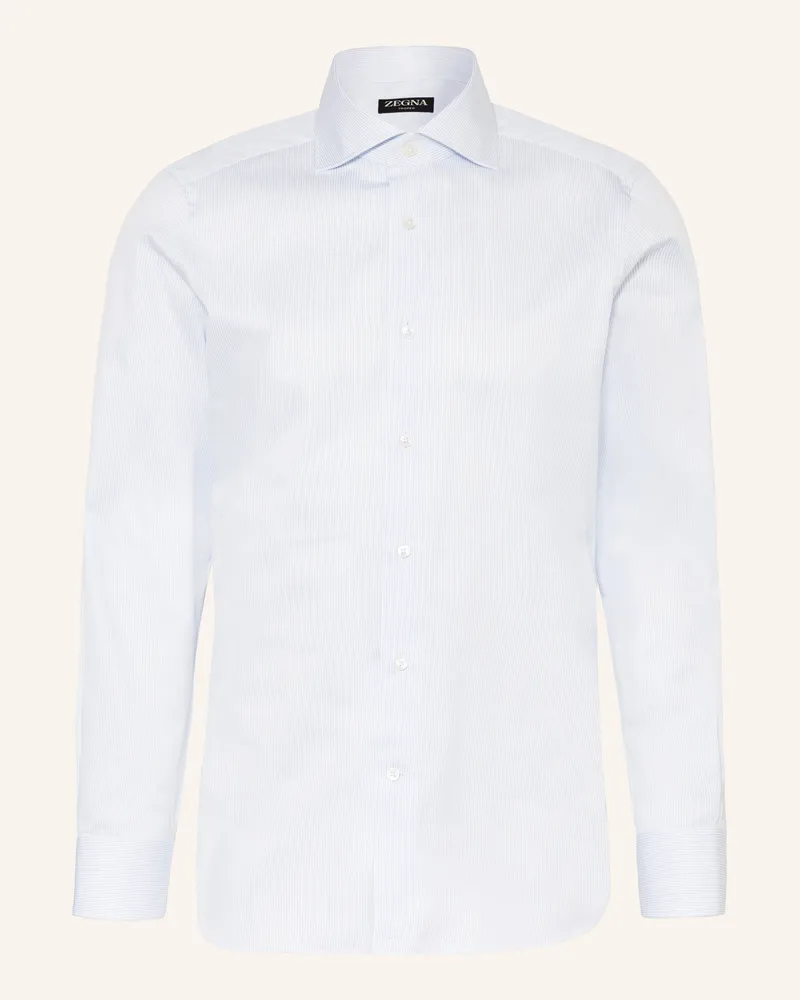 Ermenegildo Zegna Hemd Slim Fit Hellblau