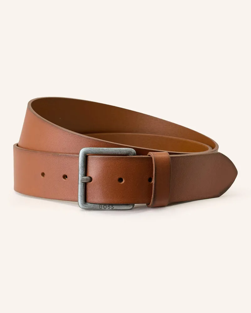 HUGO BOSS Ledergürtel Jeeko braun Braun