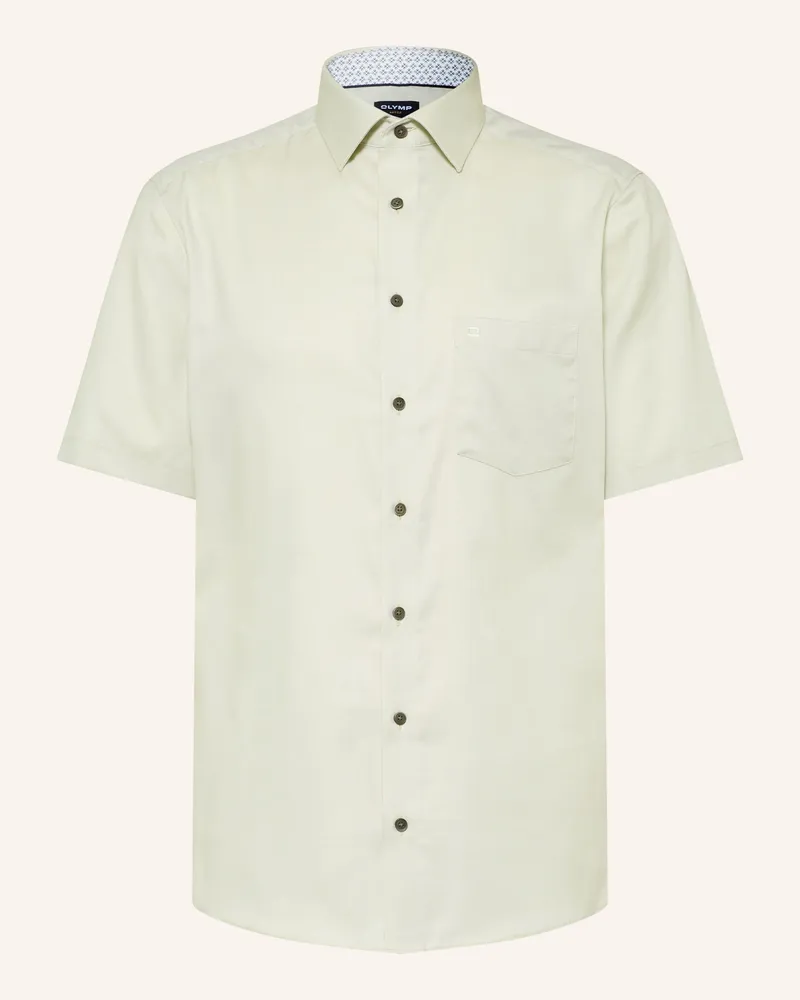 Olymp Kurzarm-Hemd Luxor Modern Fit gruen Hellgrün