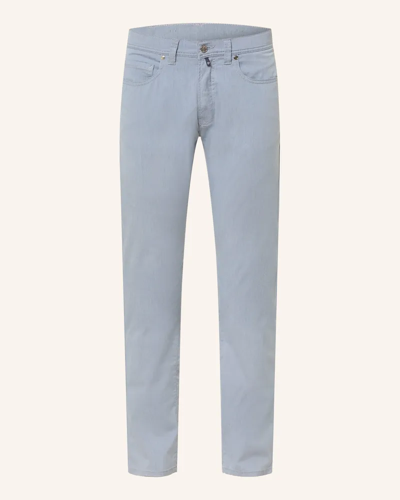 Pierre Cardin Hose PC-LYON Tapered Fit Blaugrau