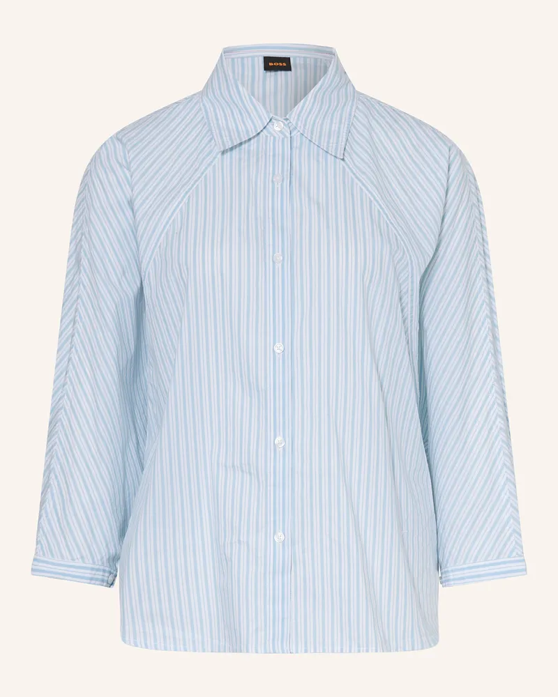 HUGO BOSS Hemdbluse Belenta blau Hellblau