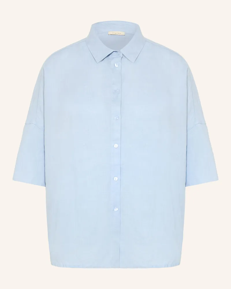 lilienfels Hemdbluse Devin Aus Leinen blau Hellblau