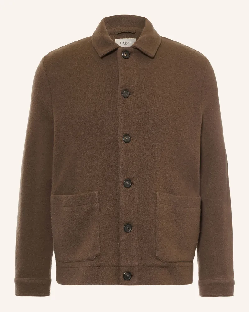 CIRCOLO 1901 Strickjacke gruen Khaki