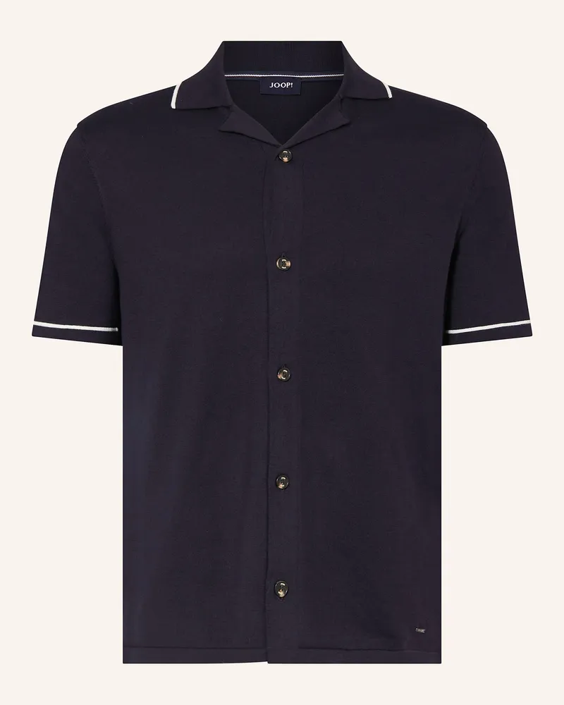 JOOP! Strickhemd KAMORO Regular Fit Dunkelblau