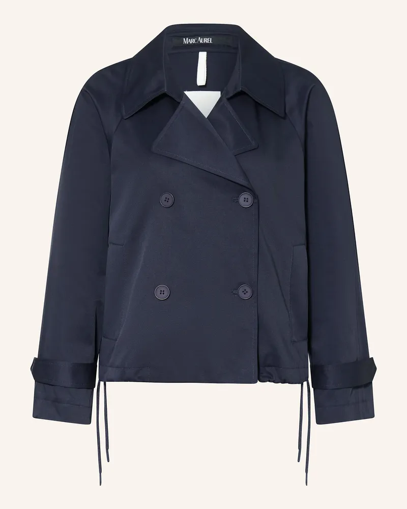 MARC AUREL Trench-Jacke Dunkelblau