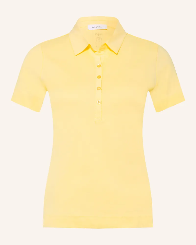 Darling Harbour Jersey-Poloshirt gelb 482
