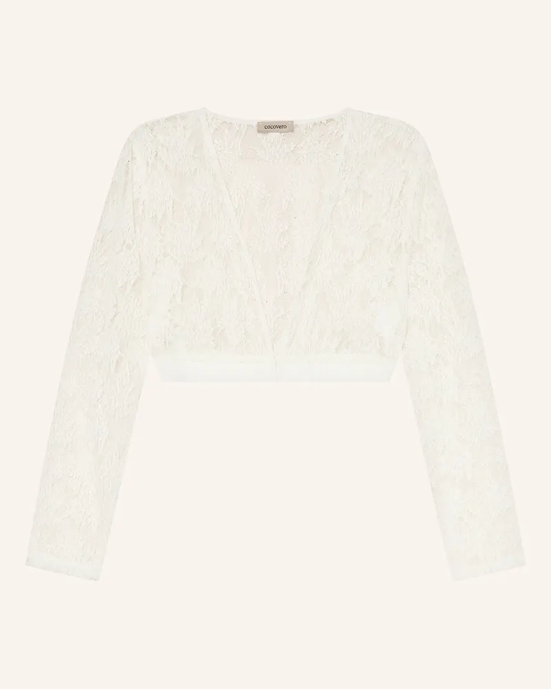 CocoVero Dirndlbluse Liv Mit 3/4-Arm weiss Weiss