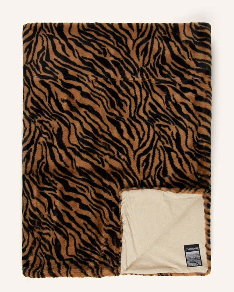 Zoeppritz Plaid REBORN TIGER Hellbraun