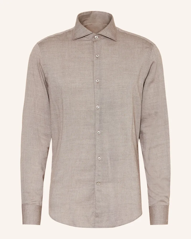 Paul & Shark Hemd Regular Fit beige Taupe